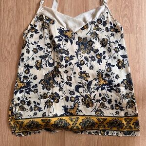 Free People tank top with tie back.